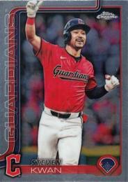 2025 Topps Chrome MLB #202 Steven Kwan レギュラーカード