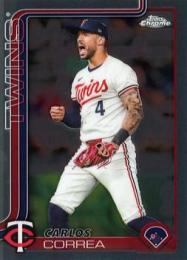 2025 Topps Chrome MLB #204 Carlos Correa レギュラーカード