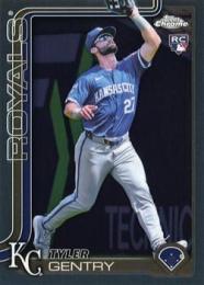 2025 Topps Chrome MLB #218 Tyler Gentry レギュラーカード RC
