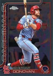 2025 Topps Chrome MLB #233 Brendan Donovan レギュラーカード