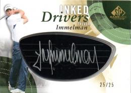 2014 UPPER DECK SP Game Used Golf  Trevor Immelman Autograph 25/25