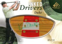 2014 UPPER DECK SP Game Used Golf  Ken Duke Autograph 09/10