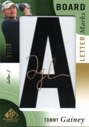 2014 UPPER DECK SP Game Used Golf  Tommy Gainey Autograph 19/20