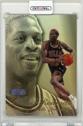 1997-98 Fleer Flair Showcase Dennis Rodman #13 Row3 Chicago Bulls