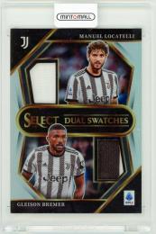 2022-23 Panini Select Serie A Gleison Bremer/Manuel Locatelli Dual Swatches【DS-LB】 Juventus