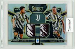 2023-24 Panini Select Serie A Timothy Weah / Weston McKennie Dual Swatches【DS-MKW】 Juventus