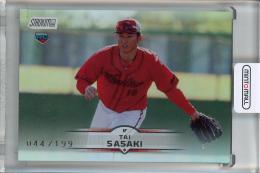 2025 Stadium Club NPB 佐々木泰 フォイル版【044/199】 広島カープ