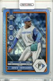 2025 TOPPS CHROME NPB D.バーヘイゲン #NBG-20 NPB GAMERS Orange Parallel【01/25】《1stナンバー》 日本ハム