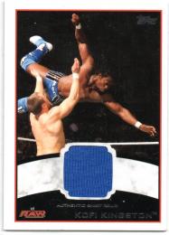 2012 TOPPS WWE コフィ・キングストン Authentic Shirts Relic