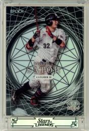 2025 EPOCH 千葉ロッテマリーンズ STARS&LEGENDS WITH MEMORABILIA 佐藤都志也 #GEM-M03 GEM ホワイト版【3/9】