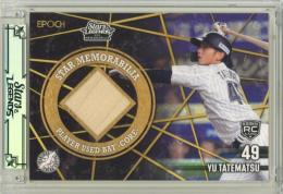 2025 EPOCH 千葉ロッテマリーンズ STARS&LEGENDS WITH MEMORABILIA 立松由宇 #SMB-C03 STAR MEMORABILIA BAT - CORE【48/50】