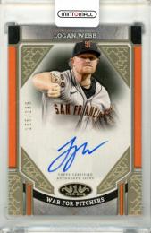 2024 Topps Tier One Logan Webb #ASA-LW Advanced Stats Stars Autograph Card【155/199】 Giants