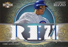 2013 Topps Triple Threads Chicago Cubs Anthony Rizzo Triple Threads Relics 26/36
