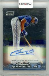 2024 Topps Stadium Club Baseball Vladimir Guerrero Jr. #SCCA-VG Chrome Autograph Card Blue Jays