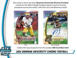 ◆予約◆NFL 2024 TOPPS BOWMAN UNIVERSITY CHROME HOBBY