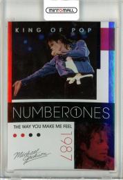 2011 PANINI King Of Pop Michael Jackson Number Ones Platinum #186