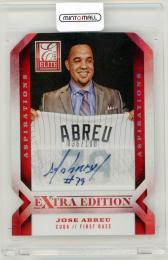2013 Elite Extra Autographed Aspirations #93 Jose Abreu / Chicago White Sox (CWS)