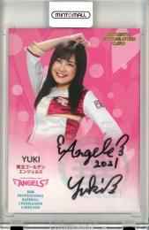 2021 BBM DANCING HEROINE 華 東北ゴールデンエンジェルス Yuki 直筆サインカード 【17/90】