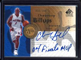 2005-06 Upper Deck SP Signature #CH INKredible INKscriptions　Autograph Chauncey Billups 【32/100】 Detroit Pistons