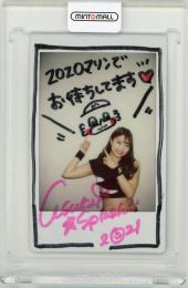 2021 BBM  DANCING HEROINE-華- 千葉ロッテ ASUKA 直筆サインチェキ 09/10