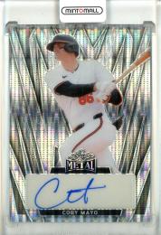 2024 Leaf Metal Coby Mayo Autographs Pulsar Silver【5/8】 Baltimore Orioles
