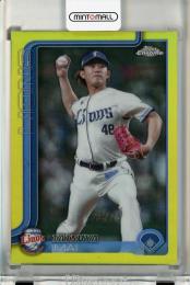 2025 Topps NPB Chrome 今井達也 Yellow Refractors【39/75】 埼玉西武ライオンズ