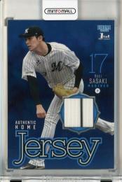 BBM 1stバージョン 2024 佐々木朗希 ジャージカード【289/300】 千葉ロッテマリーンズ