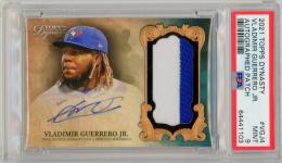 2021 Topps Dynasty Vladimir Guerrero Jr. #VGJ4 Autographed Patch【5/10】【PSA 9】 Toronto Blue Jays
