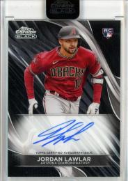 2024 Topps Chrome Black Jordan Lawlar Autographs Arizona Diamondbacks