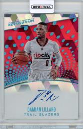 2017-18 PANINI Revolution Damian Lillard Autograph Cubic 50枚限定 /41