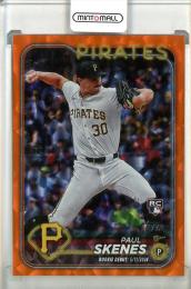 2024 Topps Update Paul Skenes Orange Crackle Foil【106/299】 Pittsburgh Pirates