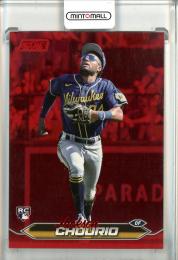 2024 Stadium Club Jackson Chourio Red Foil Milwaukee Brewers