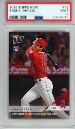2018 TOPPS NOW Shohei Ohtani #32【PSA9】 Los Angeles Angels