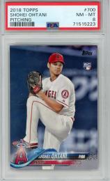 2018 TOPPS NOW Shohei Ohtani #700 PITCHING RC【PSA8】 Los Angeles Angels