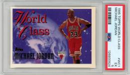 1995 TOPPS WORLD CLASS Michael Jordan #WC1【PSA5】 Chicago Bulls