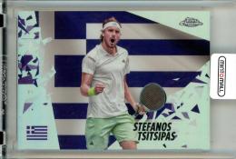 2024 Topps Chrome Tennis Stefanos Tsitsipas #PPR-ST Patriotic Pride