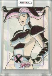 2014 Rittenhouse Marvel Dangerous Divas Series2 Sketch Card SketchaFEX【1/1】