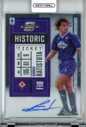 2020-21 Panini Chronicles Soccer Gabriel Batistuta Contenders Historic Rookie Ticket Serie A Autographs/#5【215/299】 ACF Fiorentina