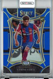 2023-24 Panini Select FIFA Soccer Lamine Yamal Base/Mezzanine/RC/Blue/#124 FC Barcelona