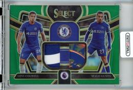 2023-24 Panini Select Premier League Soccer Levi Colwill/Malo Gusto Dual Swatches/Green/#DS-LM【2/5】 Chelsea FC