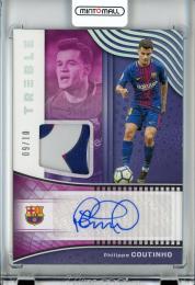 2018-19 Panini Treble Soccer Philippe Coutinho Jersey Autograph/Silver/#JA-PCO【9/10】 FC Barcelona