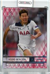 2016-17 Topps UEFA Champions League Showcase Soccer Heung-Min Son Base/Red/#192【5/25】 Tottenham Hotspur