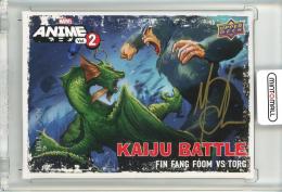 2023 Upper Deck Marvel Anime Vol.2  Fin Fang Foom VS Torg Kaiju Battle 007/100