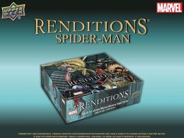 ◆予約◆2024 UPPER DECK MARVEL RENDITIONS: SPIDER-MAN