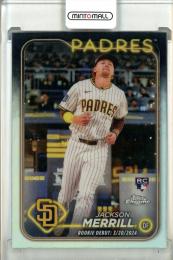 2024 Topps Chrome Update Jackson Merrill Base Refractor San Diego Padres