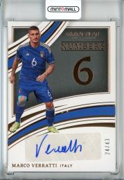 2022-23 Panini Immaculate Collection Soccer Marco Verratti Immaculate Numbers Signature/#IN-MV【24/43】 Italy