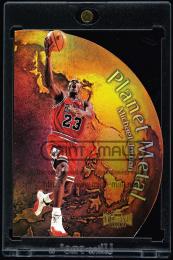 1998-99 Metal Universe #1 Michael Jordan Planet Metal  (MSV#1615)