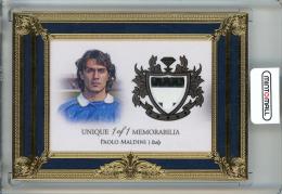 FUTERA UNIQUE WORLD FOOTBALL 2024 Paolo Maldini Gold Plated Frame Memorabilia【1/1】 Italy