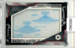 2019 Topps Wars Skywalker Saga Imperial Star Destroyer #BP-SD Blueprint【193/250】