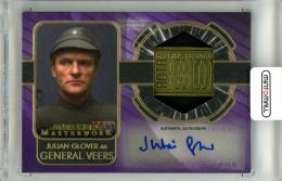2020 Topps Star Wars Masterwork Julian Glover As General Veers #AD-JGI Commemorative Dog Tag Autograph Purple Parallel【38/50】